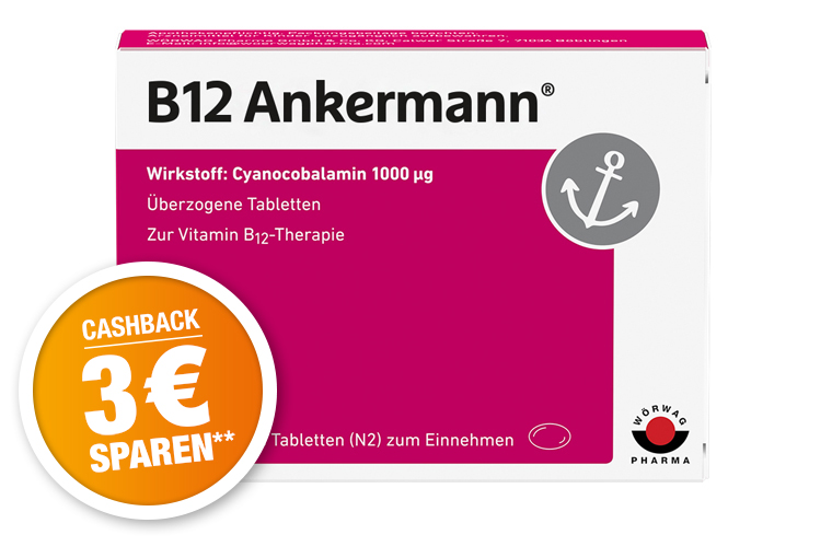 Vitamin B12 Tabletten hochdosiertes B12 B12 Ankermann®
