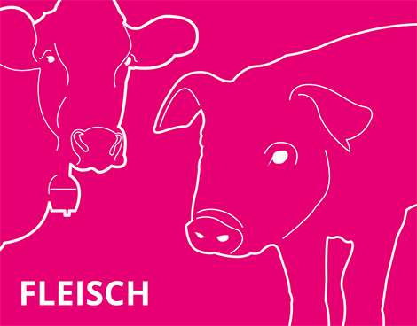 Symbolbild Rind & Schwein: Fleisch als Vitamin B12-Lieferant