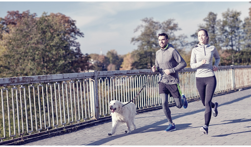 Ein Mangel an Vitamin B12 kann gut behandelt werden. Werden Sie aktiv – für ein gesundes Leben. Junges Paar ist nach der Behandlung des Vitamin B12-Mangels wieder fit.